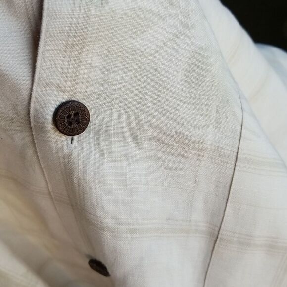 Caribbean Joe 100% Linen  Shirt - Picture 6 of 6